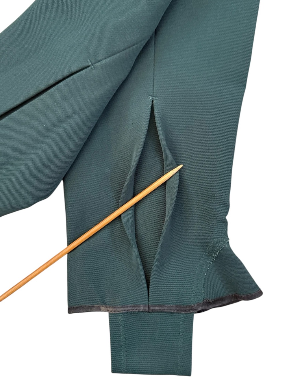 Vintage Spinnerin Swiss Wool Blend Alpine Stirrup Pants Green 16R Fits 26x27.5 - Picture 11 of 16